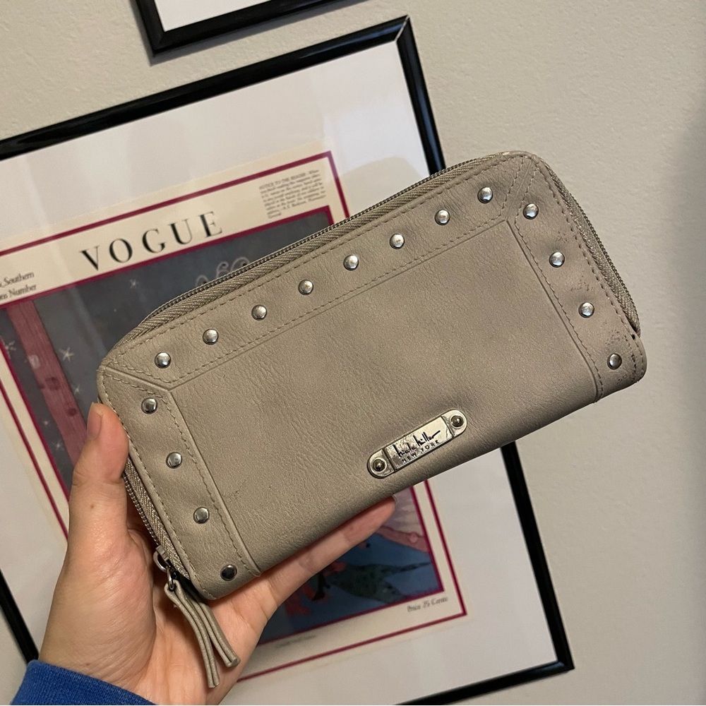 Nicole Miller grey wallet